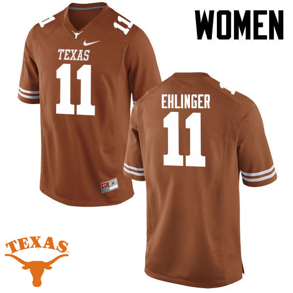 Women #11 Sam Ehlinger Texas Longhorns College Football Jerseys-Tex Orange